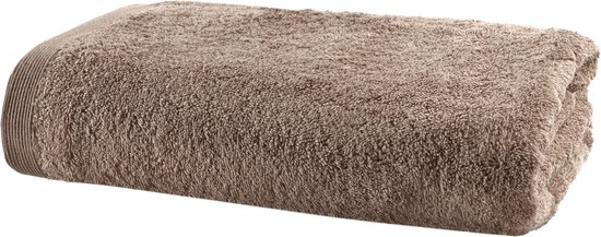 Casilin - Como - Serviette de bain - 100x150cm - Noyer - Taupe