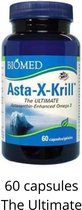 BIOMED - Asta-X-Krill - 60 Capsules - The Ultimate Astaxanthin-Enhanced Omega 3