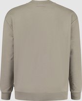 Purewhite -  Heren Relaxed Fit   Sweater  - Bruin - Maat L