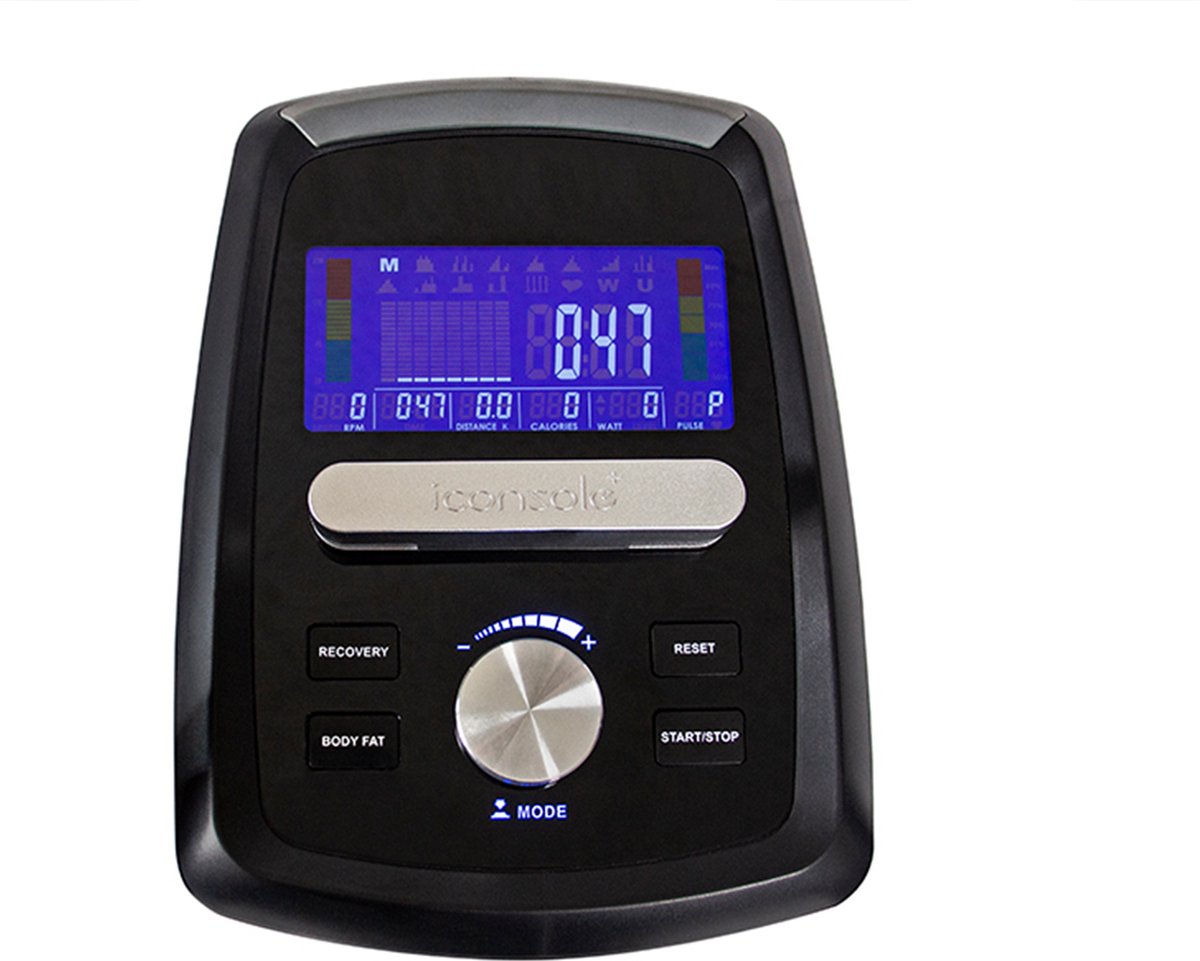 Afbeelding 2 van VirtuFit Crosstrainer - iConsole Total Fit - Hartslagfunctie - Ergometer - 24 Programma's - Bluetooth