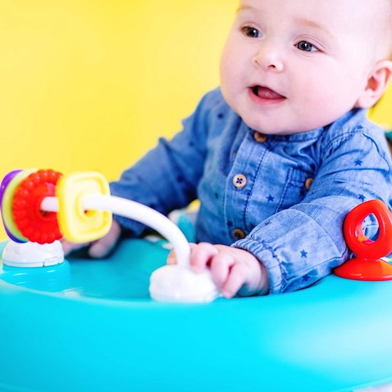 Bright Starts, loopleerhulp olifant en aap. Giggling Safari — afbeelding 3