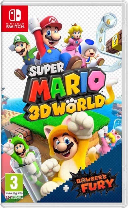 Cover van de game Super Mario 3D World + Bowser’s Fury - Switch