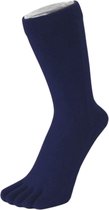 TOETOE Everyday Mid-Calf effen teensokken - Navyblauw(1) - 35-46 - Teensokken