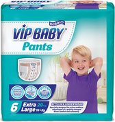 Bebiko VIP Baby Dry Pants XLarge Active & Soft Pampers Luierbroekjes - Voordeelverpakking - Maat 6 (16+ kg) - 160 stuks (8 x 20)