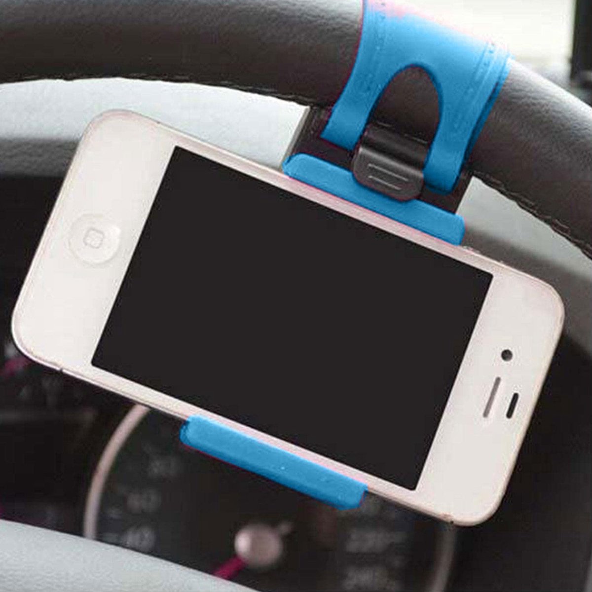 Doodadeals® Telefoonhouder Auto Stuur - Universeel - Blauw