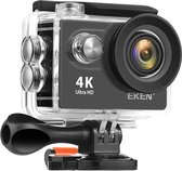 4. Eken® H9R Actie Camera – Digitale Camera  – Volledige Set – Waterdicht – Met Alle Accessoires & 32GB SD kaart- Zwart
