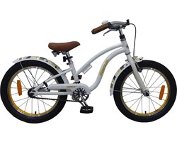 Volare Miracle Cruiser Kinderfiets - Meisjes - 18 inch - Wit - Prime Collection