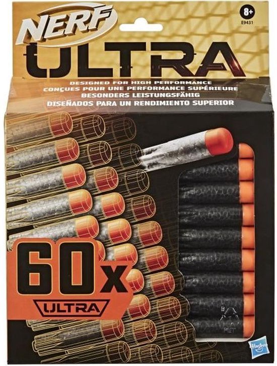 Nerf - Pack De 60 Flechettes Ultra Officielles