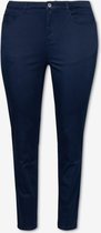 EVIVA - Broek skinny fit met hoge taille - donkerblauw