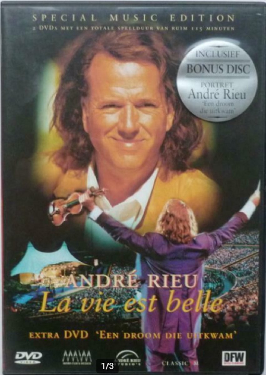 Andre Rieu La vie est belle incl Bonus disc Portret André Rieu