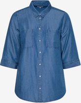 EVIVA - Blouse met wijde mouw - denim blauw