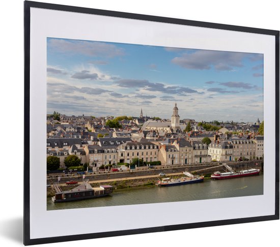 Affiche avec cadre Vue aérienne de la ville d'Angers en France - 40x30 cm |  bol.com
