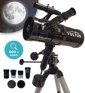 Vultus Telescoop - 500x Vergroting - Sterrenkijker Volwassenen / Gevorderden - Inclusief Statief en Maanfilter - 1000114EQ