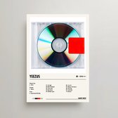 Kanye West Poster - Yeezus Album Cover Poster - Kanye West LP - A3 - Kanye West Merch - Muziek