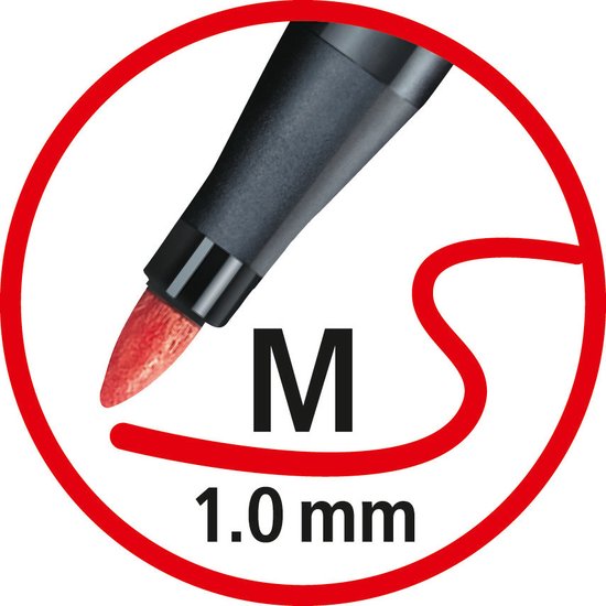 STABILO Pen 68 - Premium Viltstift - Etui Met 10 Nieuwe Kleuren