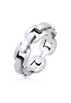 KUZZOI Heren Ring Herenketting Look Robuust in 925 Sterling Zilver