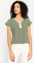 LOLALIZA T-shirt - Khaki - Maat S