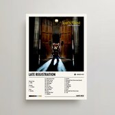 Kanye West Poster - Late Registration Album Cover Poster - Kanye West LP - A3 - Kanye West Merch - Muziek