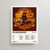 Kanye West Poster - The College Dropout Album Cover Poster - Kanye West LP - A3 - Kanye West Merch - Muziek