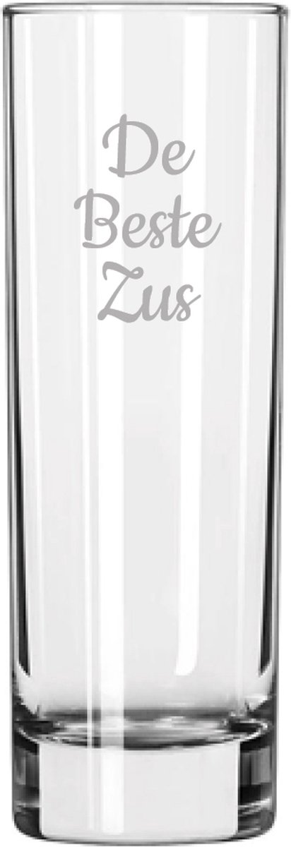 Gegraveerde longdrinkglas 22cl De Bêste Suster