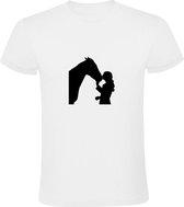 Horse Kiss | Heren T-shirt | Wit | Paarden Kus | Paard | Pony | Dierendag | Manege | Trekking | Huisdier