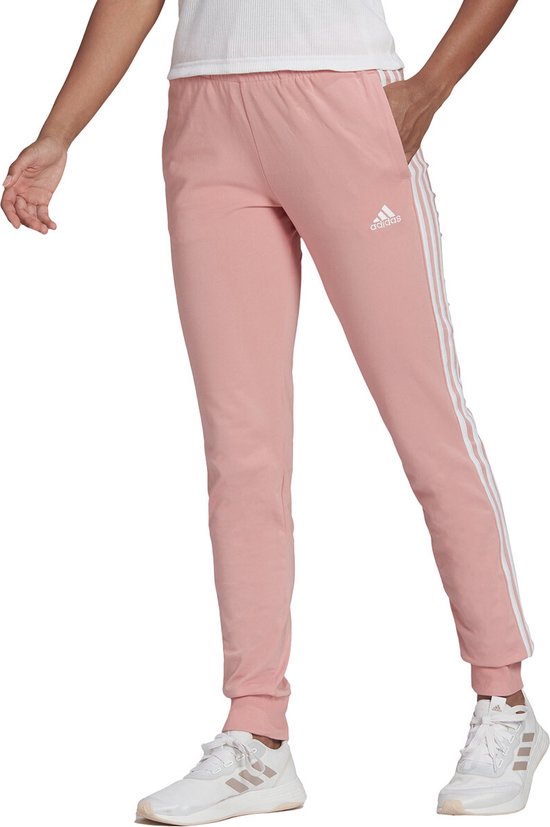 adidas - Essentials Single Jersey 3S Pants - Pantalon de survêtement pour  femme - S | bol.com
