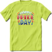 Pride Day | Pride T-Shirt | Grappig LHBTIQ+ / LGBTQ / Gay / Homo / Lesbi Cadeau Shirt | Dames - Heren - Unisex | Tshirt Kleding Kado | - Groen - L