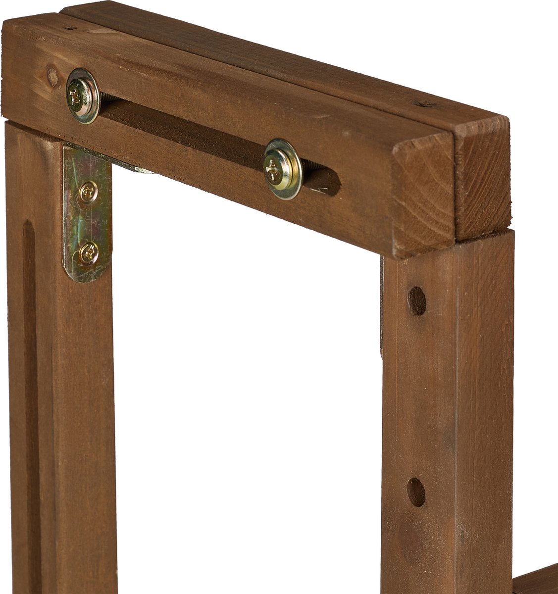 Relaxdays hangtafel balkon - inklapbaar - 59,5 x 63 cm - 3-voudig in de