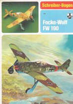 bouwplaat / modelbouw in karton Focke Wulf FW 190, schaal 1:50