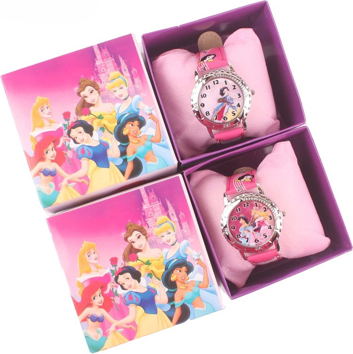 Disney Princess horloge - Kinderpolshorloge - Prachtig horloge met doos - Polshorloge - verjaardagscadeaus voor meisjes