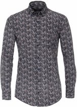 Casa Moda overhemd flower blauw (Maat: XXL)