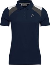 Head Club 22 Tech Polo Shirt Sportpolo Dames Blauw - Maat XL