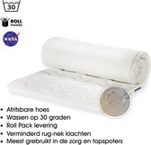 Topdek matras 90x210 lang nasa traagschuim Nederlands fabricaat