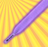 Mr. Lacy Flatties - Glow in the sun - Schoenveters - Veters - Sneakerveters - Flatties - Plat - White to Purple - Veterlengte 130cm - Breedte 10 mm