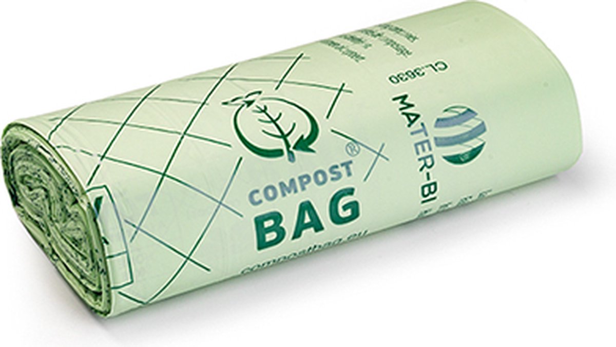 afvalzakjes 35 liter - compostbags - biobags - composteerbare afvalzakjes - gft afvalzakjes