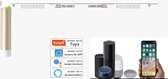 Elektrisch Bedienbare gordijnrails | Gordijnrail | 1,2 t/m 6,2 Mtr | Zelf op gewenste lengte te maken | Ingebouwde WiFi Module | Smart Home | Voice Control via Google Home | Amazon