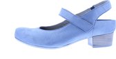 Verhulst-Emily pump wijdte K-7356A - 25 - 58_3187-Blauw glans suede-maat 5