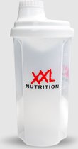 XXL Nutrition Shaker 500ml - Wit - Met Filter voor klontvrije shakes