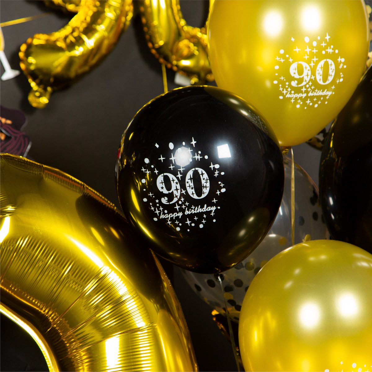 Achat Fissaly® 40 Anniversaire Décoration Parure - Ballons – Anniversaire  Homme & Femme - Noir et Or en gros