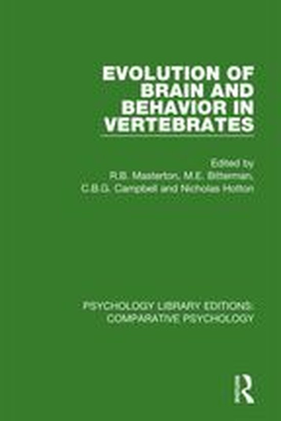 Psychology Library Editions: Comparative Psychology - Evolut ... - cover