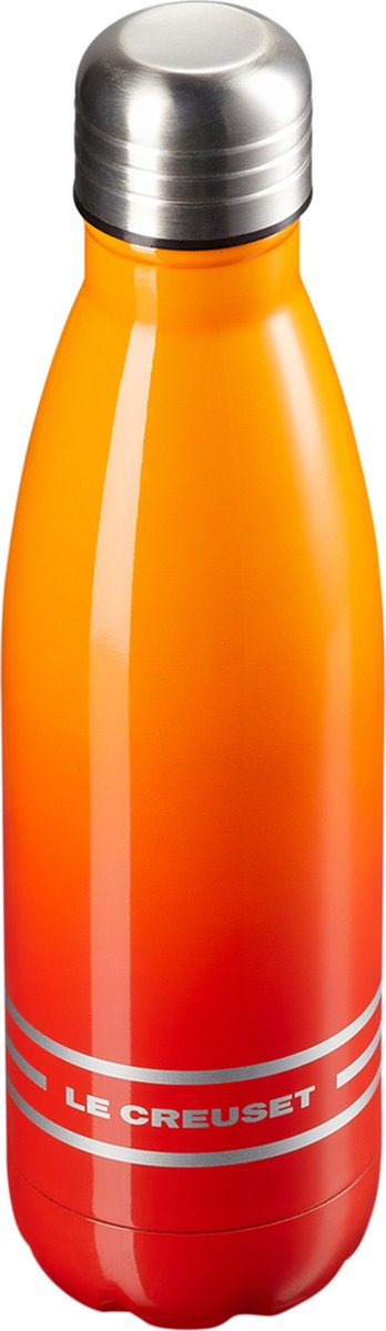 Le Creuset 2 Waterflessen Oranjerood 500ml