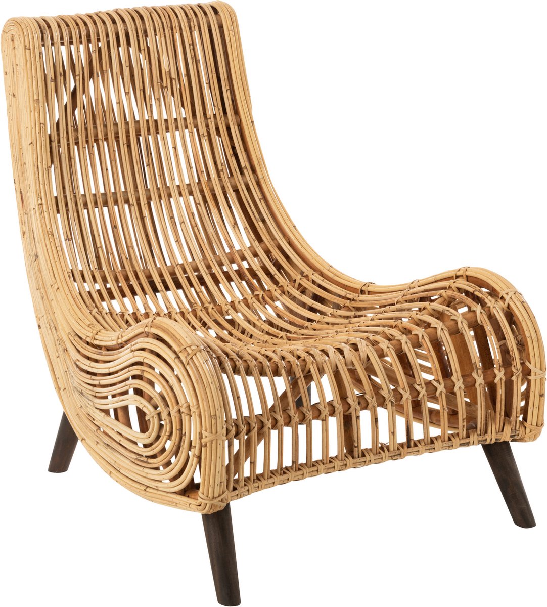 Ligstoel | jute | naturel | 60x90x (h)85 cm