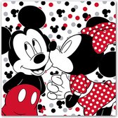 Disney Minnie Mouse en Mickey Mouse kussen met geheim vak - 40 x 40 cm - polyester