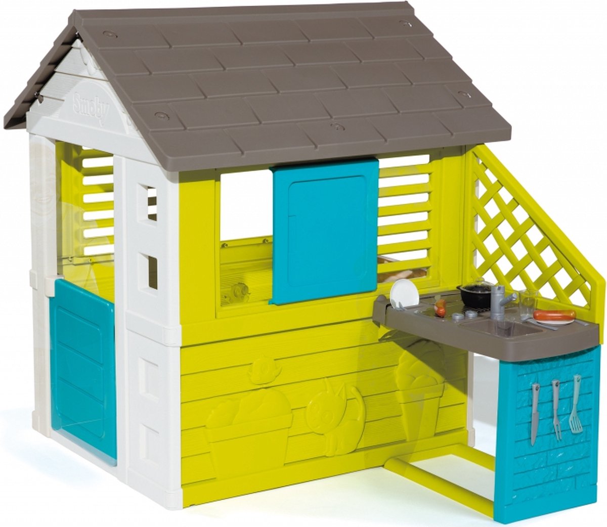 Smoby - Elektronische bel - accessoires voor thuis Smoby - buiten - vanaf 2 jaar - grijs