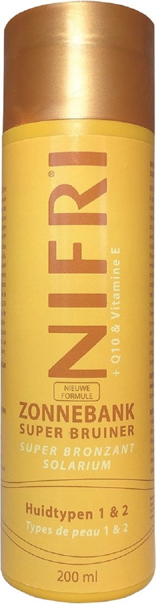 Nifri – zonnebankcrème – super bruiner – huidtype 1 & 2