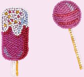 Miniart Crafts - Lollipop Ice Cream - borduren met kralen