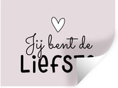 Stickers muraux - Film autocollant - Citations - Proverbes - Tu es le plus doux - 160x120 cm - Film adhésif - Stickers muraux Chambre d'enfant - Papier peint autocollant XXL