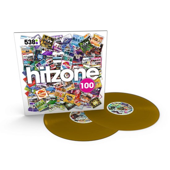 LP cover van Various Artists - 538 Hitzone 100 (LP) (Coloured Vinyl) van Hitzone