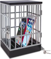Friick Telefoonkluis - Mobiel Kluis - Smartphone Opbergdoos - Met Slot - Zwart