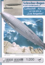 bouwplaat / modelbouw in karton Luchtschip "Los Angeles" , schaal 1;200